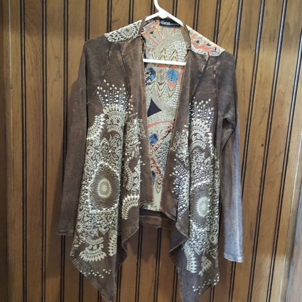 Womens long sleeve overlay